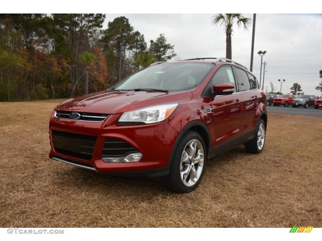 2015 Escape Titanium - Ruby Red Metallic / Charcoal Black photo #1