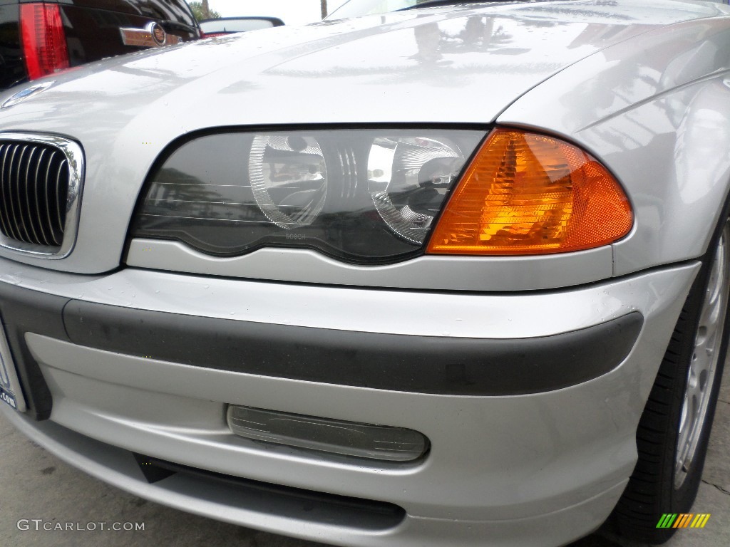 2000 3 Series 328i Sedan - Titanium Silver Metallic / Grey photo #20