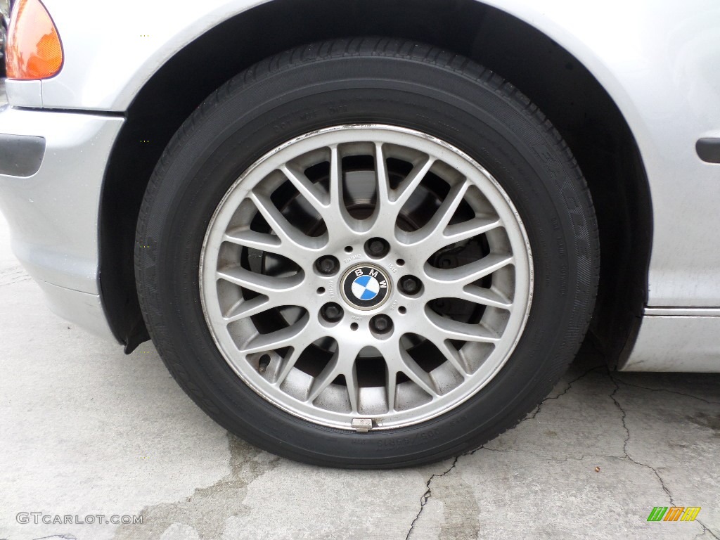 2000 3 Series 328i Sedan - Titanium Silver Metallic / Grey photo #21