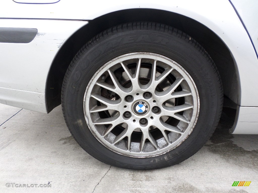 2000 3 Series 328i Sedan - Titanium Silver Metallic / Grey photo #23