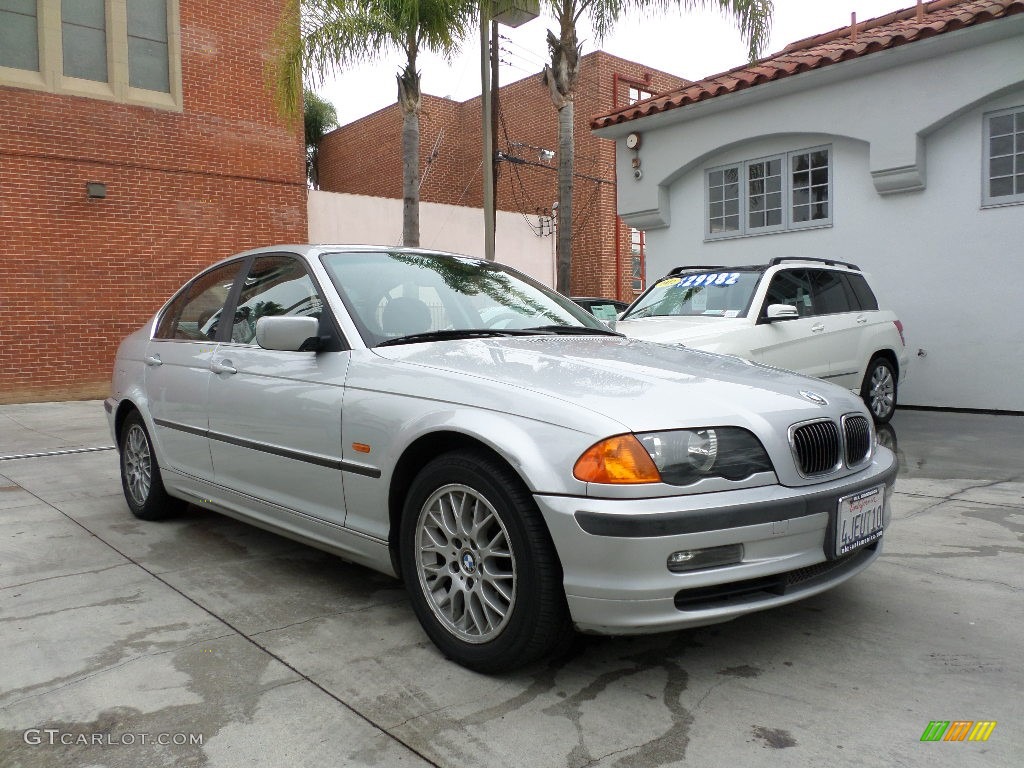 2000 3 Series 328i Sedan - Titanium Silver Metallic / Grey photo #25