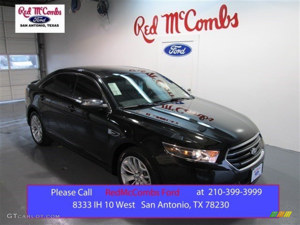 2015 Taurus Limited - Tuxedo Black Metallic / Charcoal Black photo #1