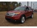 2015 Ruby Red Ford Explorer XLT  photo #1