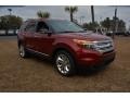 2015 Ruby Red Ford Explorer XLT  photo #3