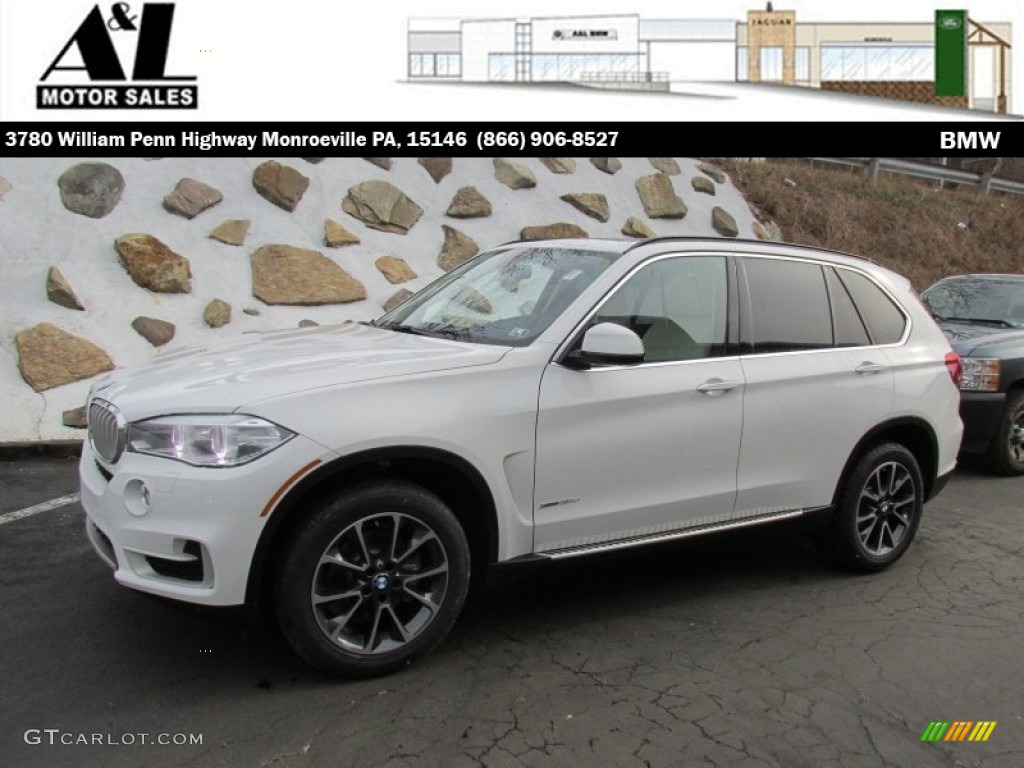 Alpine White BMW X5