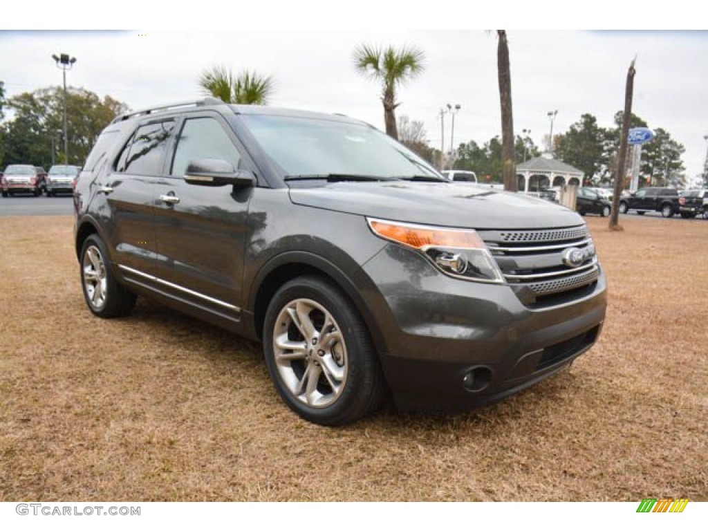 2015 Explorer Limited - Magnetic / Medium Light Stone photo #3