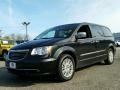 Brilliant Black Crystal Pearl 2012 Chrysler Town & Country Limited