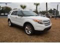 2015 Oxford White Ford Explorer XLT  photo #3