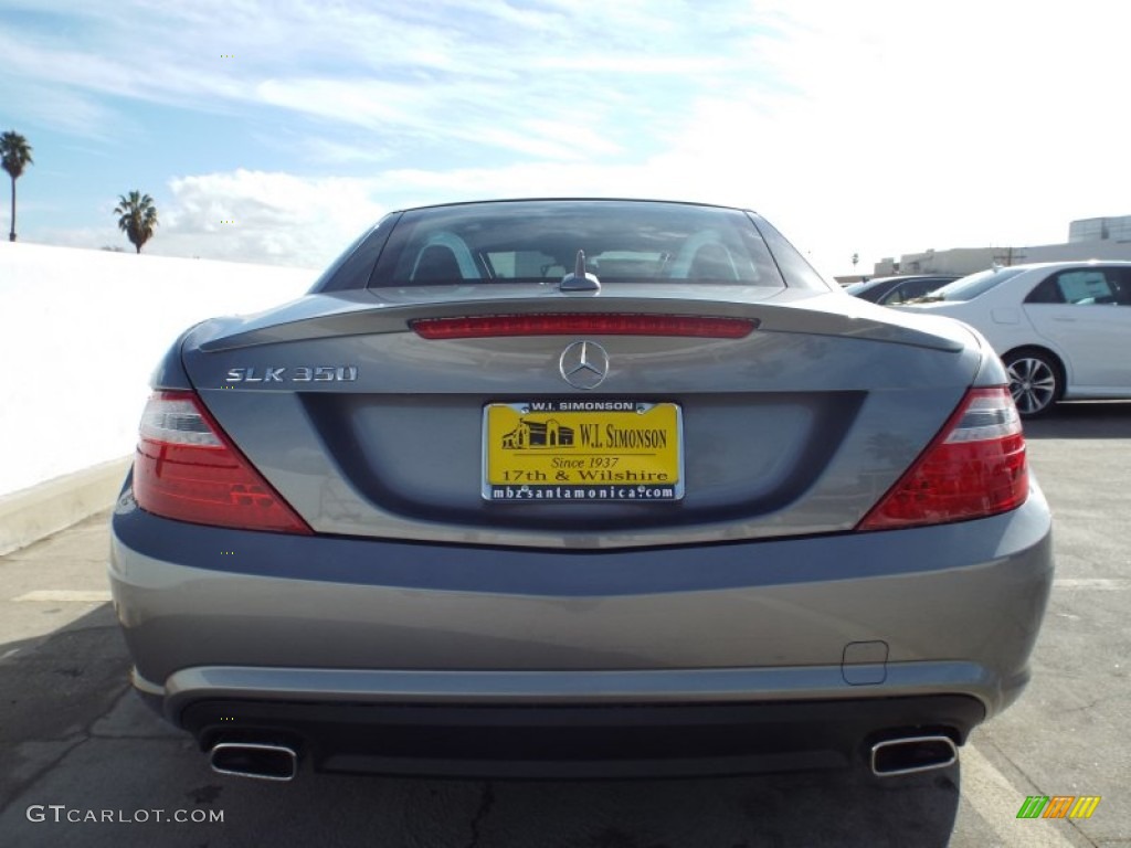 2015 SLK 350 Roadster - Palladium Silver Metallic / Ash/Black photo #9