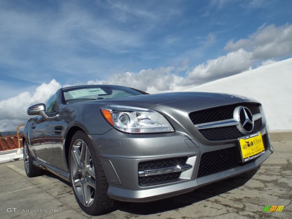 2015 SLK 350 Roadster - Palladium Silver Metallic / Ash/Black photo #11