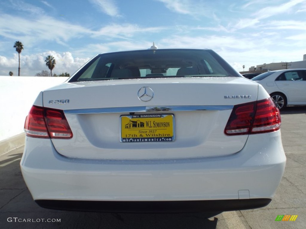 2015 E 250 Blutec Sedan - Polar White / Silk Beige/Espresso Brown photo #5