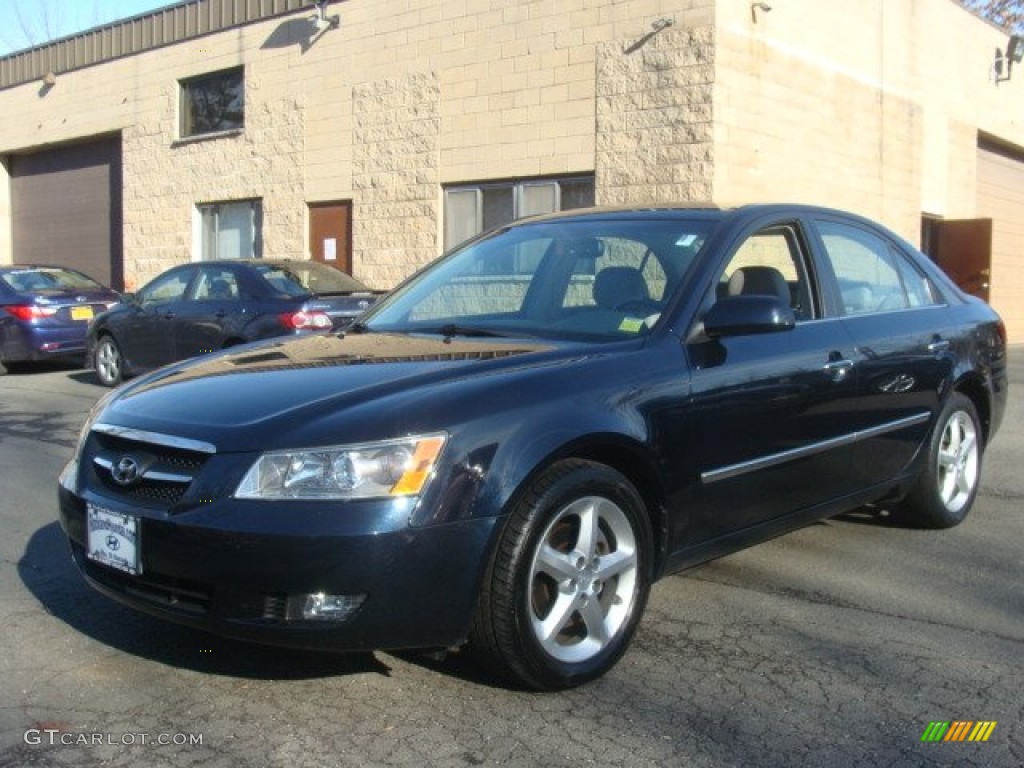 2008 Sonata Limited V6 - Deepwater Blue / Gray photo #1