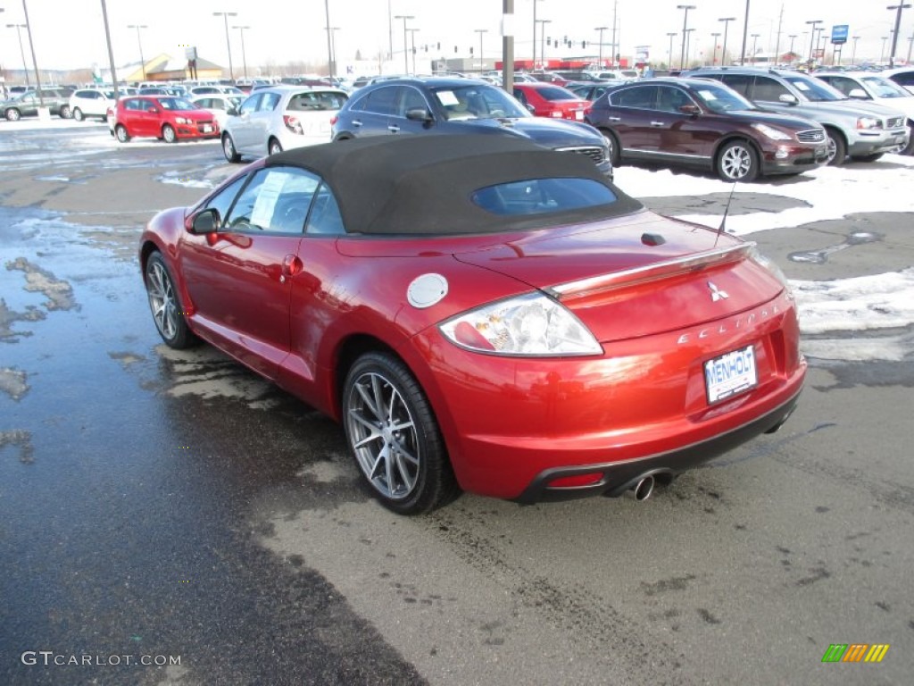 2011 Eclipse Spyder GT - Rave Red / Dark Charcoal photo #4