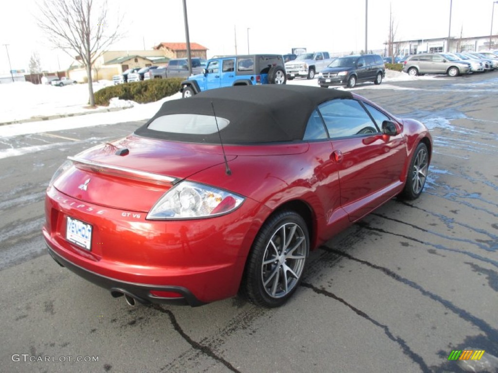 2011 Eclipse Spyder GT - Rave Red / Dark Charcoal photo #6