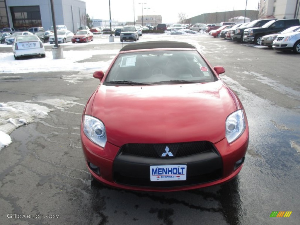 2011 Eclipse Spyder GT - Rave Red / Dark Charcoal photo #8