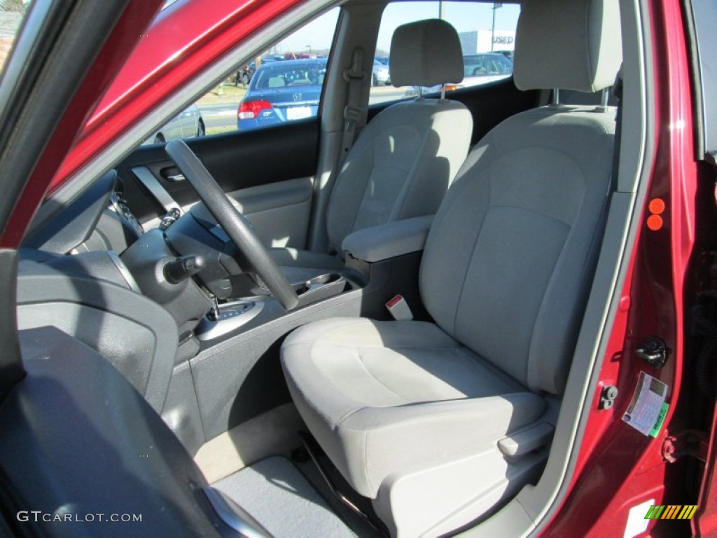 2008 Rogue S AWD - Venom Red Pearl / Gray photo #14