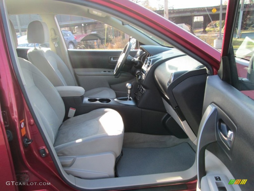 2008 Rogue S AWD - Venom Red Pearl / Gray photo #17