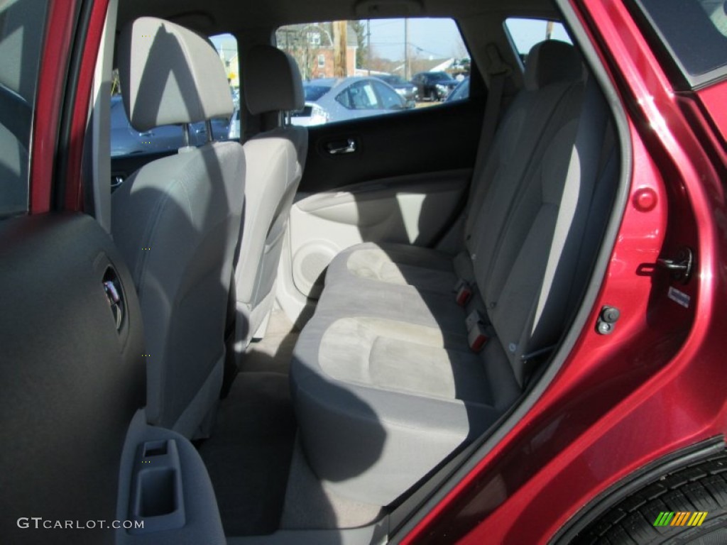 2008 Rogue S AWD - Venom Red Pearl / Gray photo #20