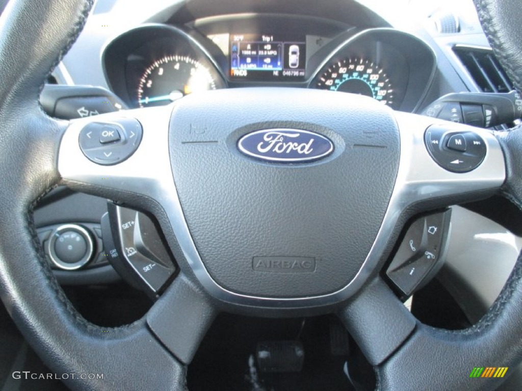 2013 Escape SEL 1.6L EcoBoost 4WD - Deep Impact Blue Metallic / Medium Light Stone photo #15