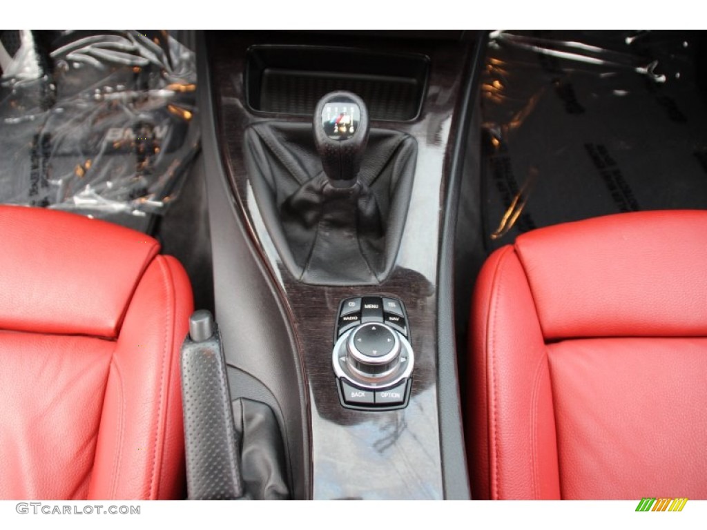 2011 3 Series 335i Coupe - Space Gray Metallic / Coral Red/Black Dakota Leather photo #18