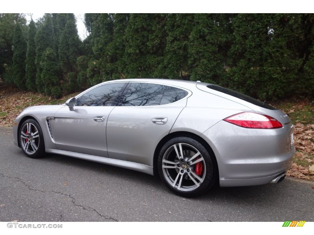 GT Silver Metallic 2010 Porsche Panamera Turbo Exterior Photo #99646573