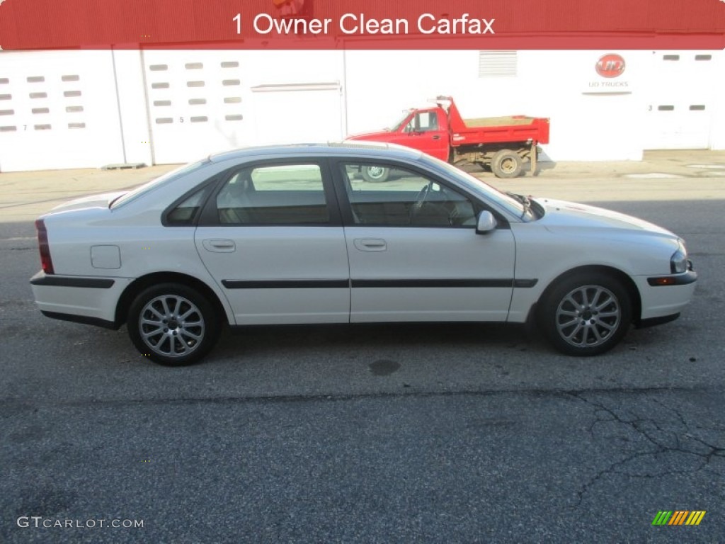 2001 S80 T6 - White / Taupe/Light Taupe photo #2