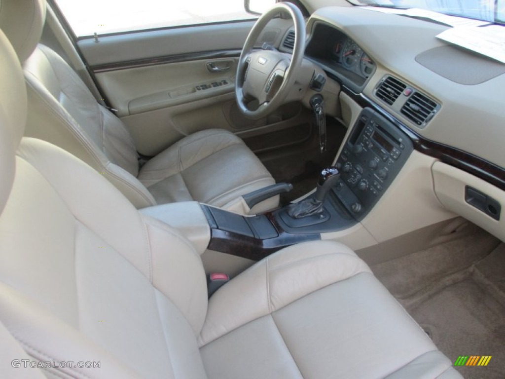 2001 S80 T6 - White / Taupe/Light Taupe photo #6