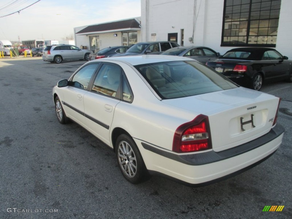 2001 S80 T6 - White / Taupe/Light Taupe photo #10