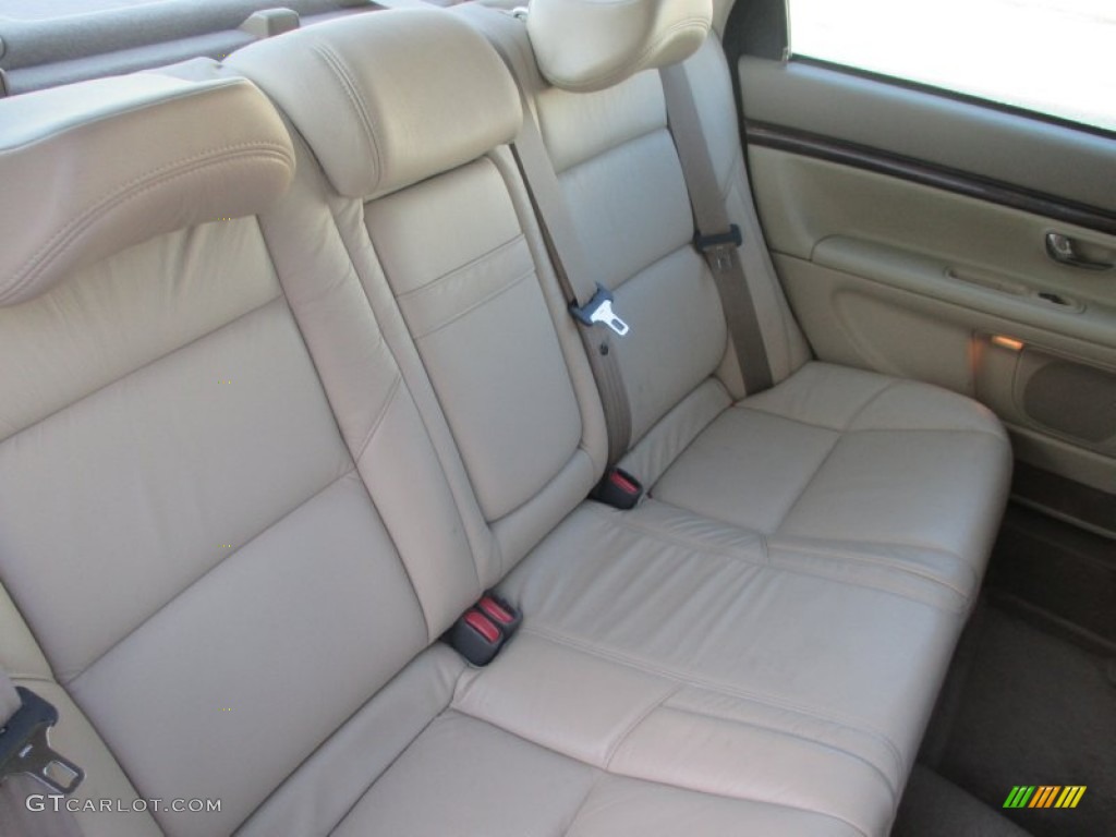 2001 S80 T6 - White / Taupe/Light Taupe photo #12