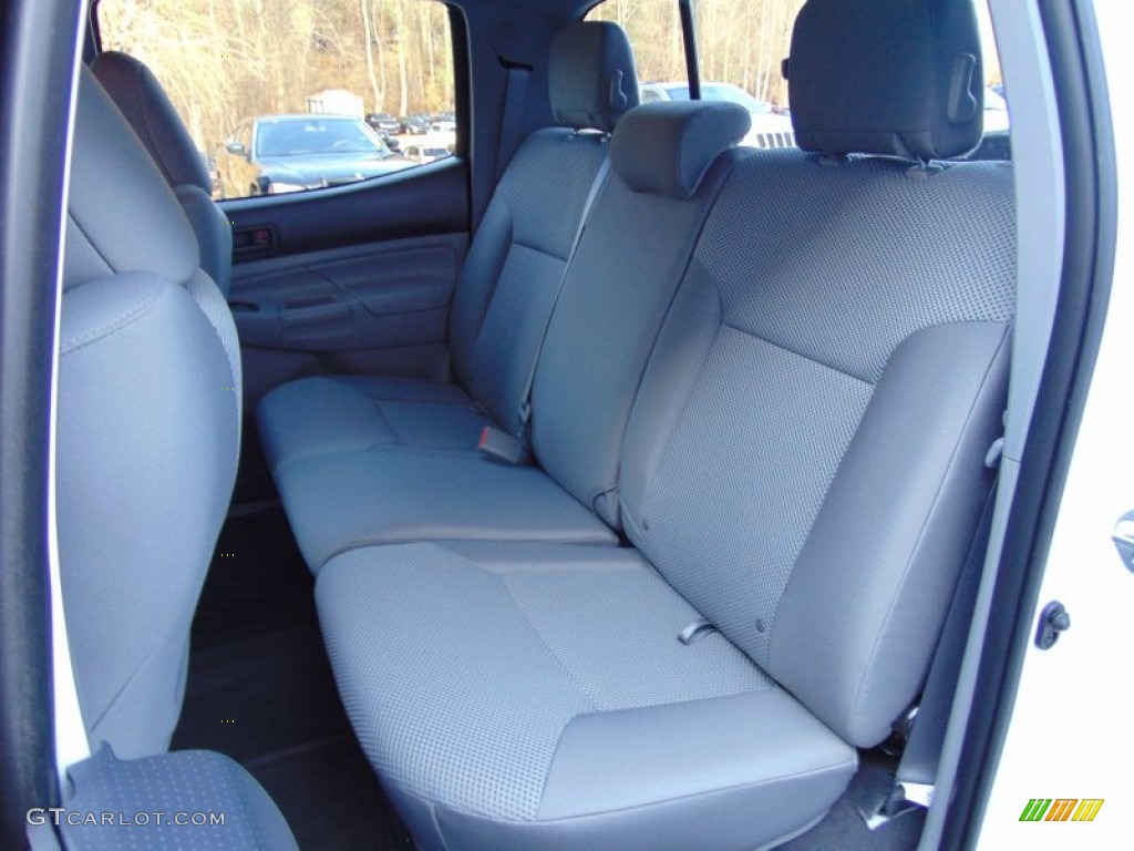 2015 Tacoma TRD Sport Double Cab 4x4 - Super White / Graphite photo #19