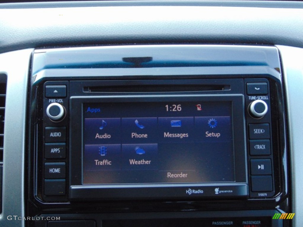 2015 Tacoma TRD Sport Double Cab 4x4 - Super White / Graphite photo #25