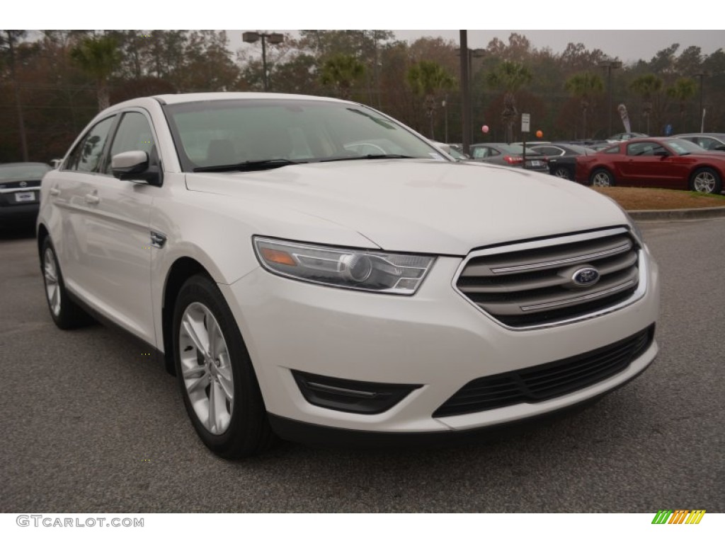 White Platinum 2014 Ford Taurus SEL Exterior Photo #99650017