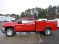 Victory Red 2015 Chevrolet Silverado 3500HD WT Double Cab 4x4 Utility Exterior