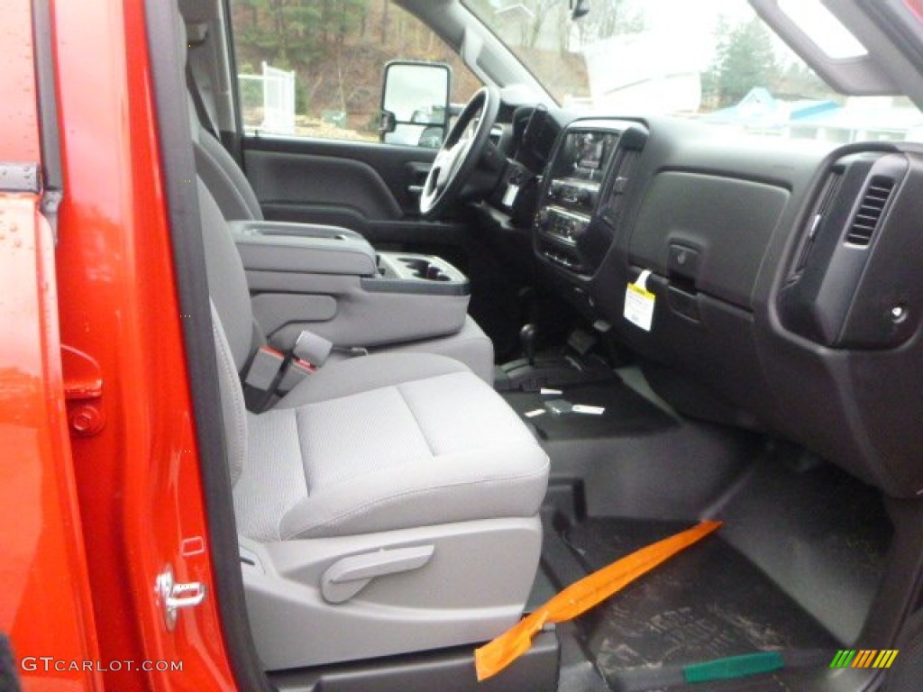 2015 Silverado 3500HD WT Double Cab 4x4 Utility - Victory Red / Jet Black/Dark Ash photo #10