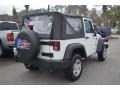 2009 Stone White Jeep Wrangler X 4x4  photo #3