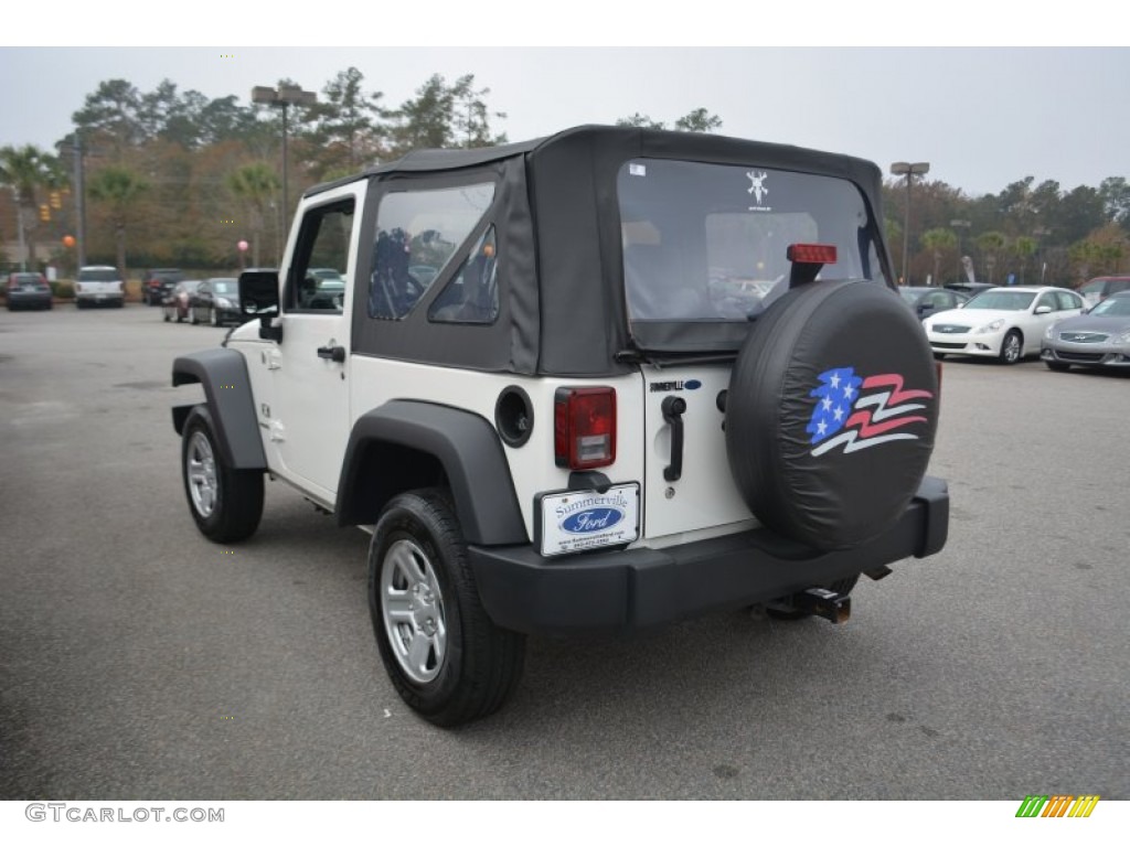 2009 Wrangler X 4x4 - Stone White / Dark Slate Gray/Medium Slate Gray photo #5