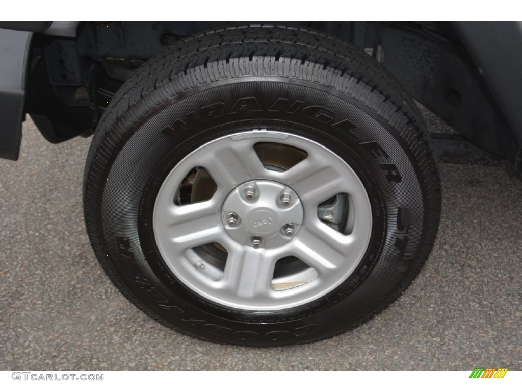 2009 Wrangler X 4x4 - Stone White / Dark Slate Gray/Medium Slate Gray photo #7