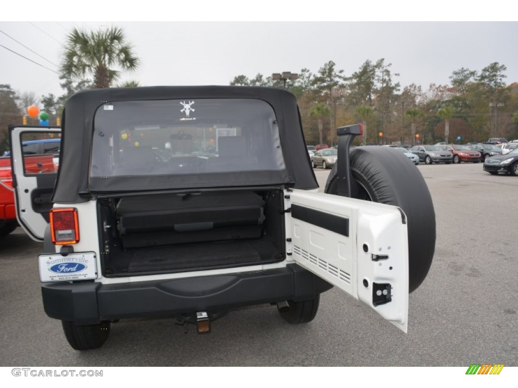 2009 Wrangler X 4x4 - Stone White / Dark Slate Gray/Medium Slate Gray photo #11