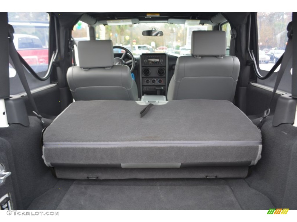 2009 Wrangler X 4x4 - Stone White / Dark Slate Gray/Medium Slate Gray photo #12