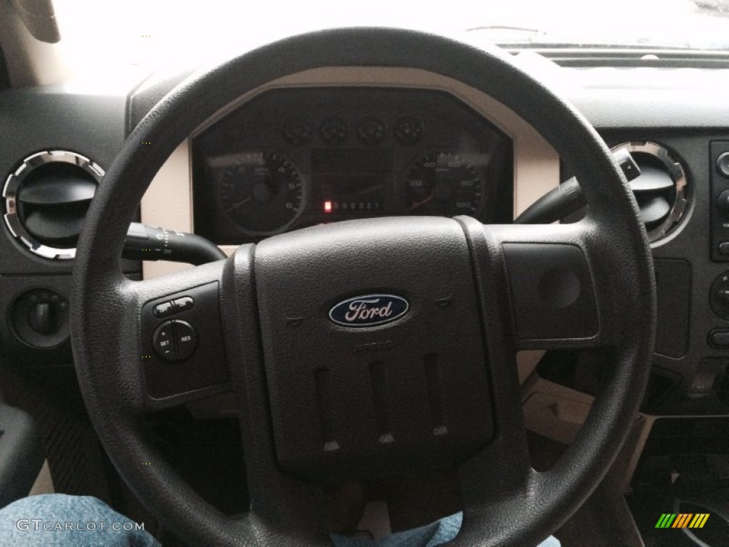 2008 F250 Super Duty XLT SuperCab 4x4 - Dark Stone Metallic / Camel photo #11