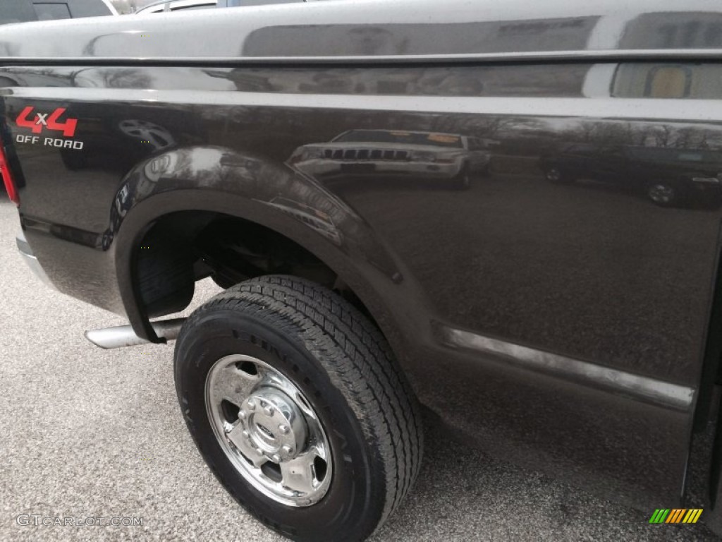 2008 F250 Super Duty XLT SuperCab 4x4 - Dark Stone Metallic / Camel photo #26