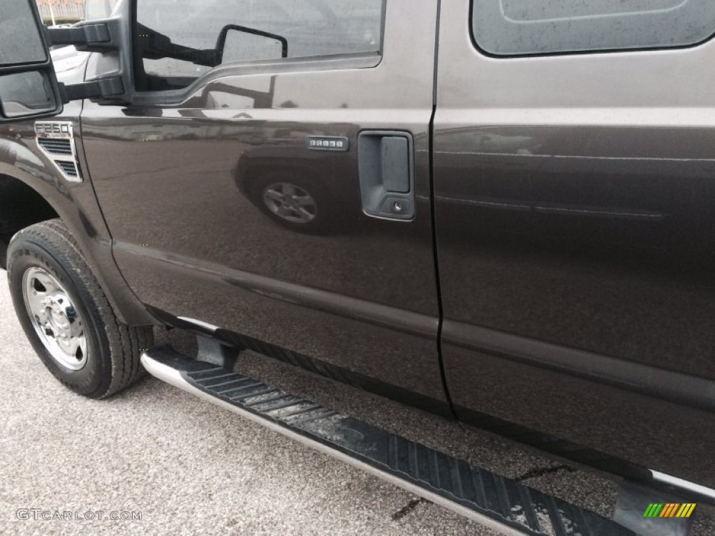 2008 F250 Super Duty XLT SuperCab 4x4 - Dark Stone Metallic / Camel photo #31