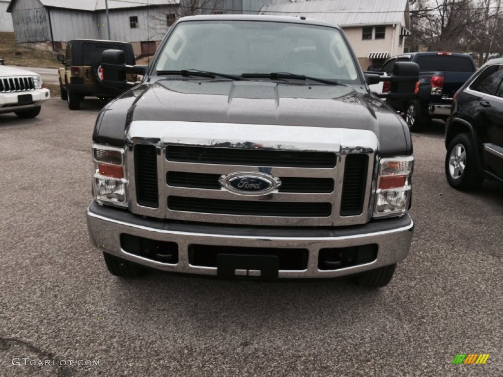 2008 F250 Super Duty XLT SuperCab 4x4 - Dark Stone Metallic / Camel photo #33