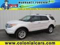 2012 White Suede Ford Explorer XLT 4WD  photo #1