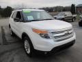 2012 White Suede Ford Explorer XLT 4WD  photo #7