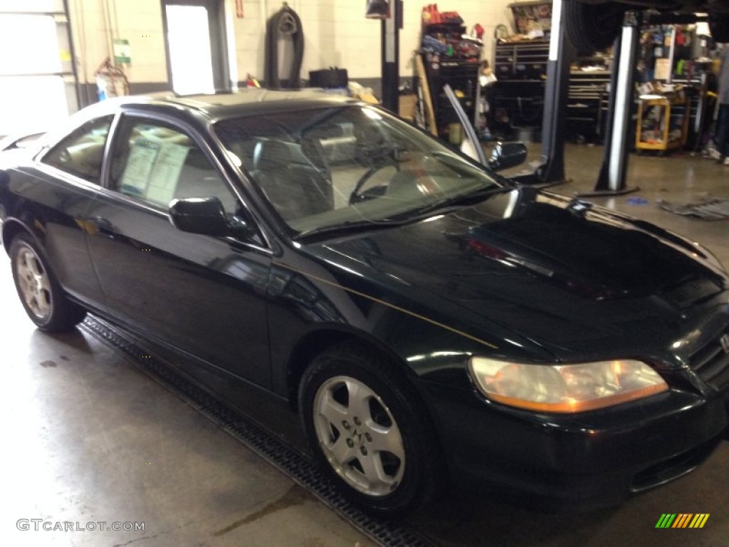 2000 Accord EX V6 Coupe - Dark Emerald Pearl / Ivory photo #1