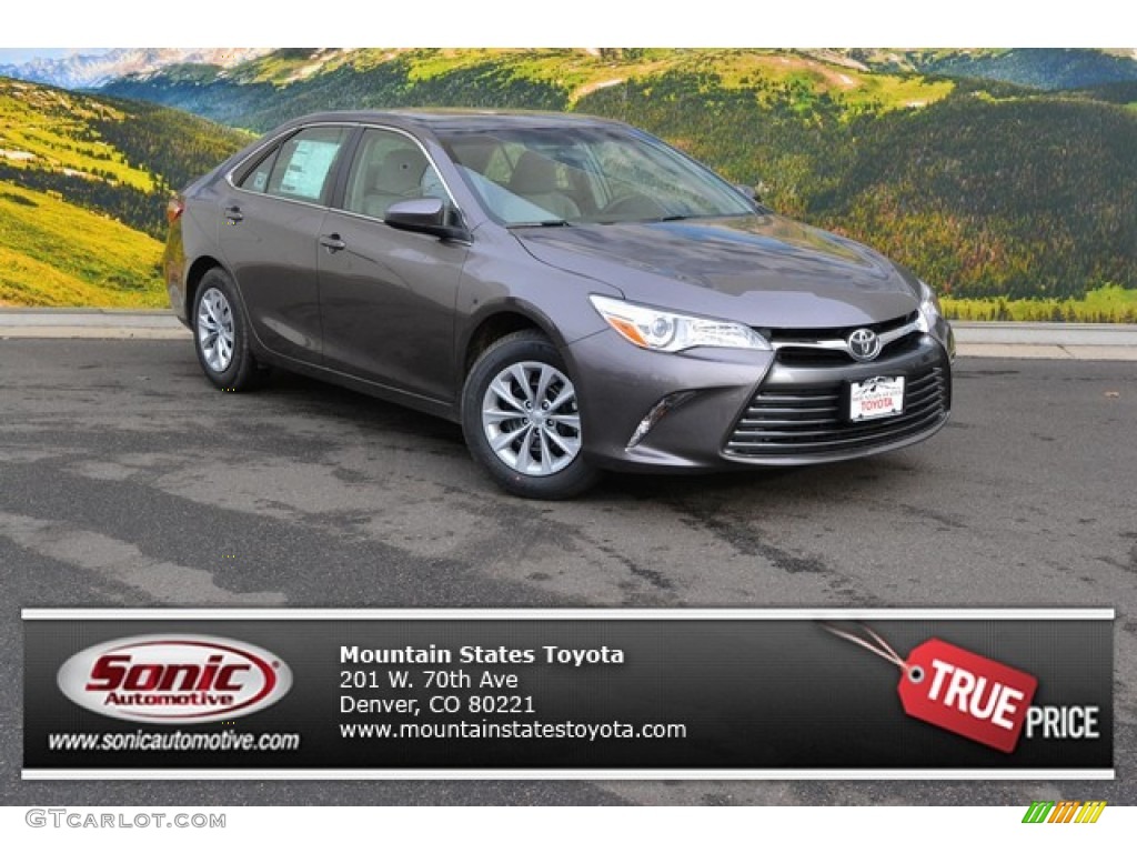 2015 Camry LE - Predawn Gray Mica / Ash photo #1
