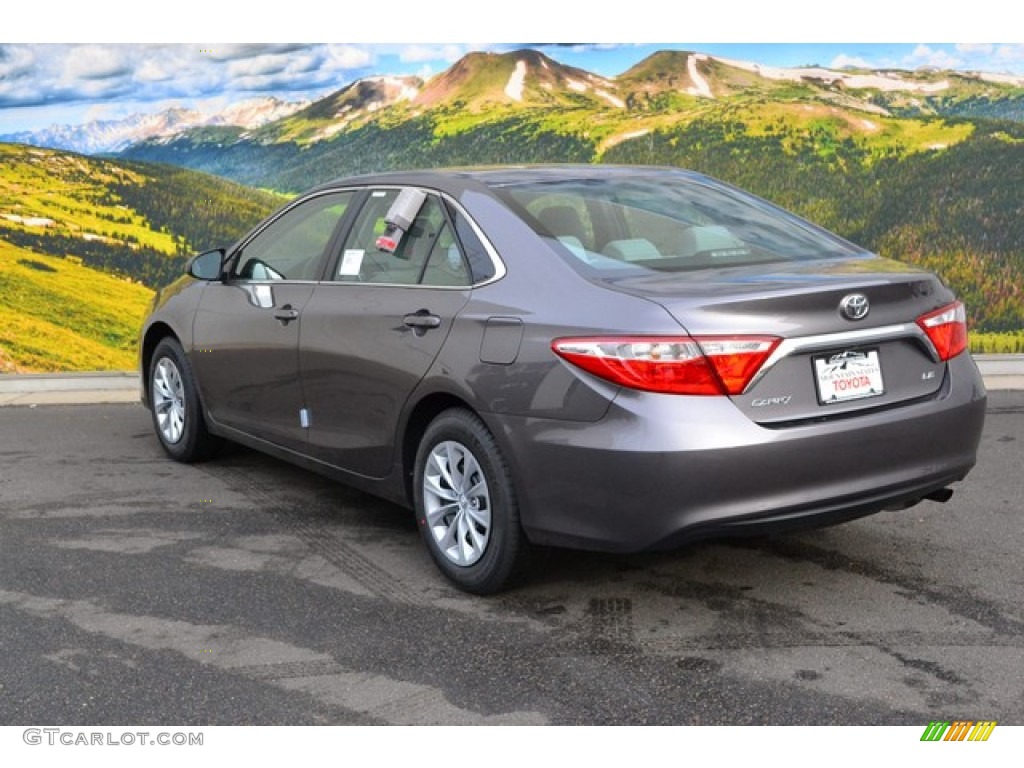 2015 Camry LE - Predawn Gray Mica / Ash photo #3