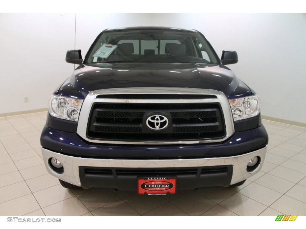 2013 Tundra Double Cab 4x4 - Nautical Blue Metallic / Graphite photo #2