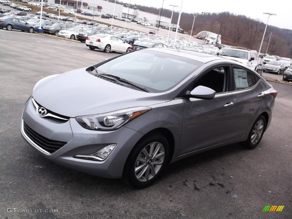 2015 Elantra SE Sedan - Titanium Gray Metallic / Black photo #6